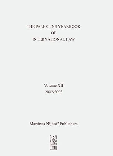Palestine Yearbook of International Law, 2002 2003 (Palestine Yearbook of International Law)  Edition (PDF Instant Download)