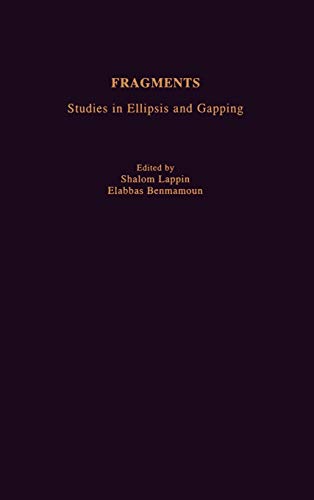 Fragments: Studies in Ellipsis and Gapping  Edition (PDF Instant Download)