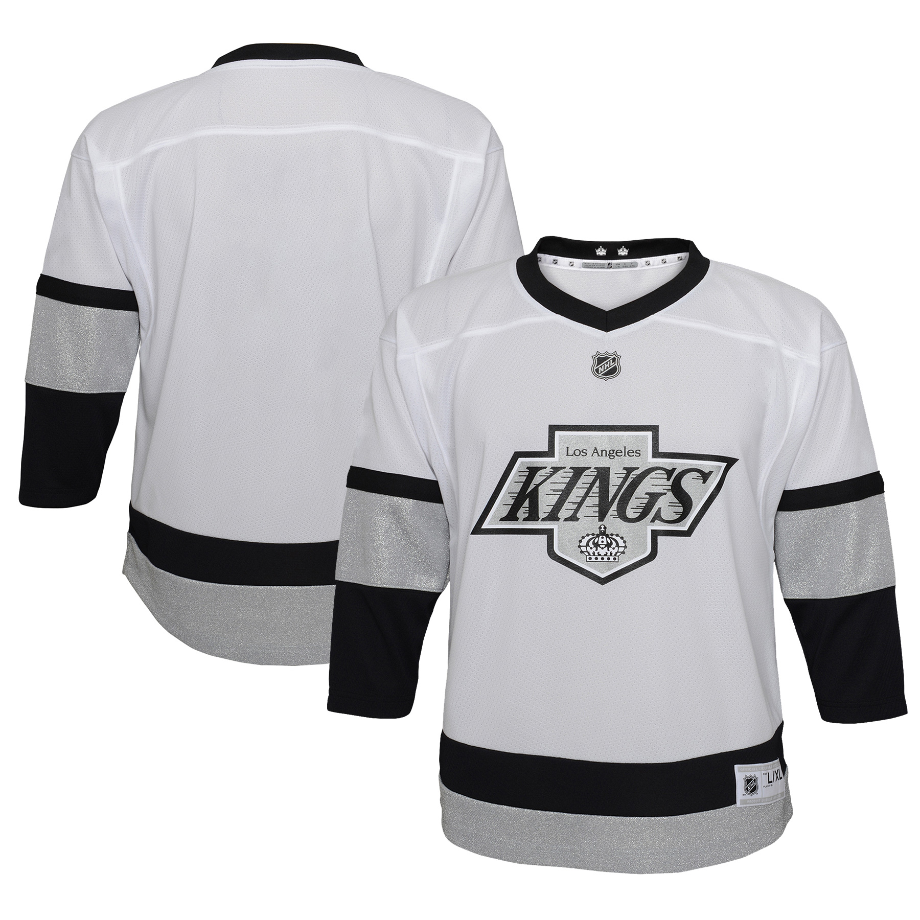 Los Angeles Kings Youth 2021/22 Alternate  Jersey - White