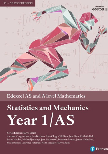 Edexcel AS and A level Mathematics Statistics and Mechanics Year 1/AS (PDF Instant Download)