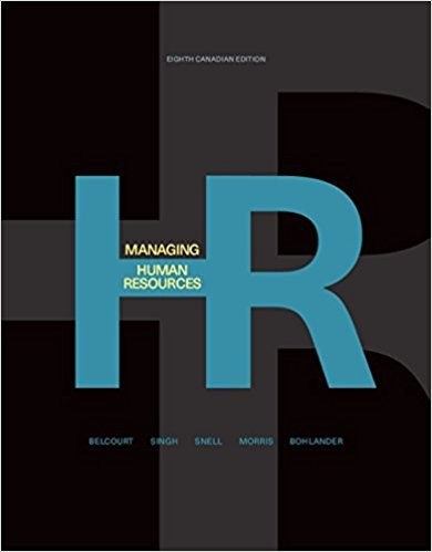 Managing Human Resources 8th Canadian Edition by Belcourt (PDF Instant Download)