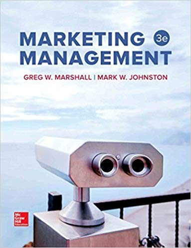 Marketing Management 3rd Edition by Greg Marshall (PDF Instant Download)