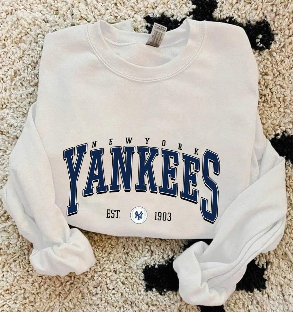 New York Yankee Sweatshirt, Vintage Style New York Baseball Sweatshirt, New York Crewneck, Retro Baseball Shirt, New York Baseball Shirt For Men And Women