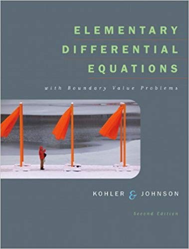 Elementary Differential Equations with Boundary Value Problems 2nd Edition (PDF Instant Download)
