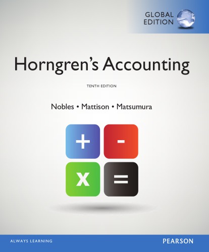 Horngren’s accounting (PDF Instant Download)