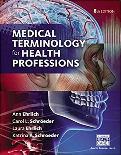 Medical Terminology for Health Professions, Spiral bound Version 8th Edition (PDF Instant Download)