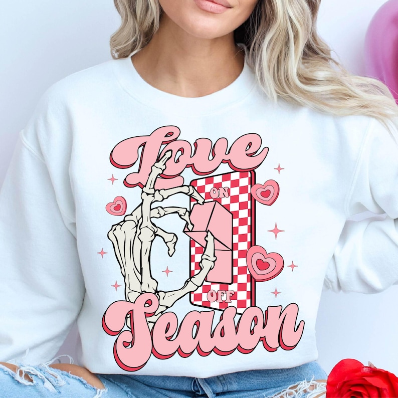Love Season On Off Valentine Shirt, Valentines Shirt, Love Season Shirt, Love Valentines Shirt, Valentines Day Shirt, Love Shirt