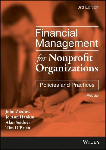 Financial Management for Nonprofit Organizations: Policies and Practices (PDF Instant Download)