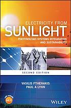 Electricity from sunlight : photovoltaic-systems integration and sustainability (PDF Instant Download)
