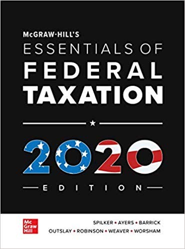 McGraw-Hill's Essentials of Federal Taxation 2020 Edition 11th Edition (PDF Instant Download)