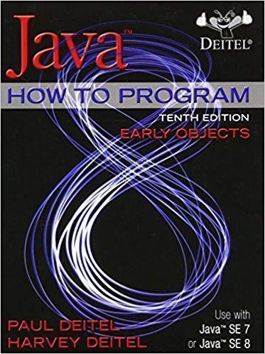 Java How To Program Early Objects 10Th Edition (PDF Instant Download)