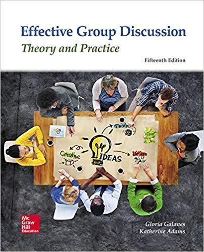 Effective Group Discussion Theory And Practice 4Th Edition (PDF Instant Download)