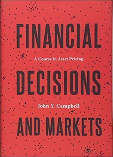 Financial Decisions And Markets A Course In Asset Pricing (PDF Instant Download)