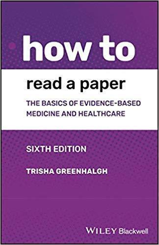 How to Read a Paper: The Basics of Evidence-based Medicine and Healthcare 6th Edition (PDF Instant Download)