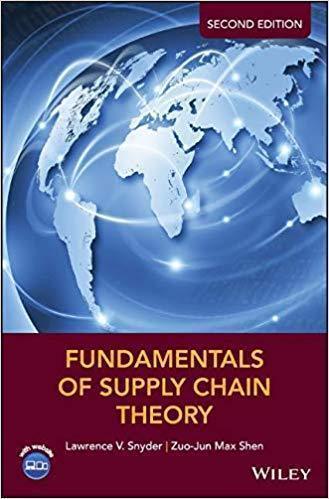 Fundamentals Of Supply Chain Theory 2Nd Edition (PDF Instant Download)