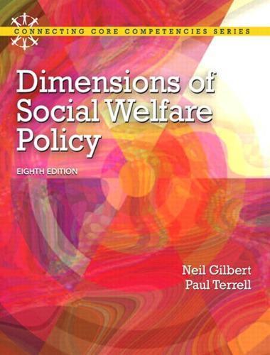Dimensions Of Social Welfare Policy 8Th Edition (PDF Instant Download)