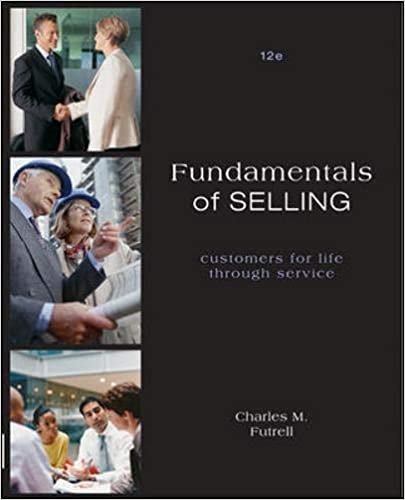 Fundamentals Of Selling Customers For Life Through Service 13Th Edition (PDF Instant Download)