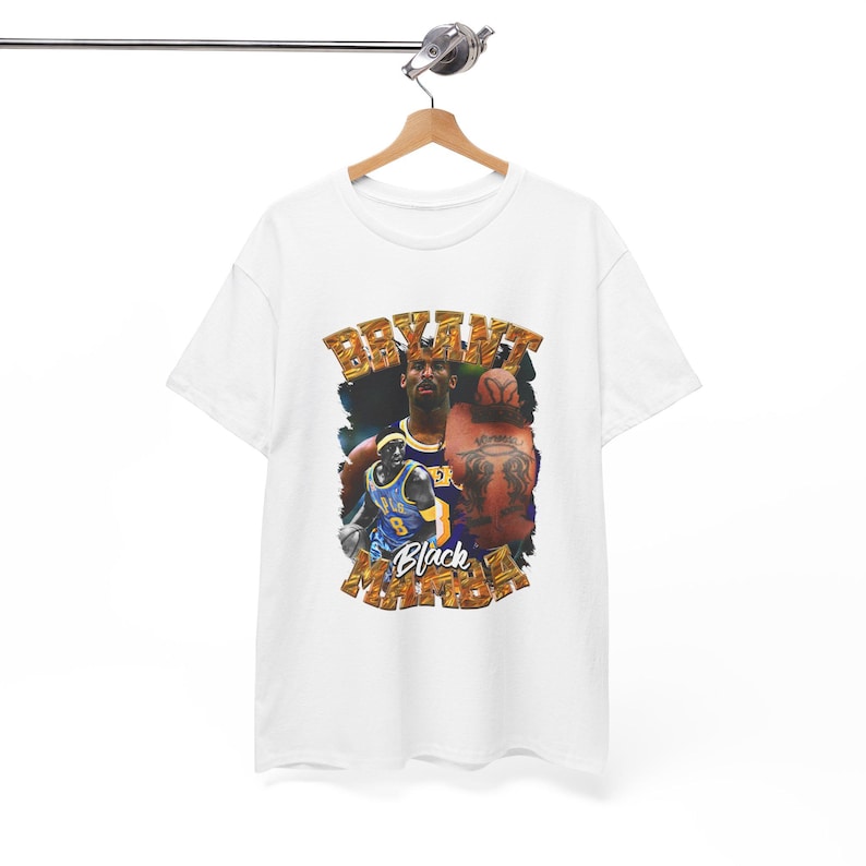 Kobe Bryant NBA Retro Graphic Tee T-Shirt Unisex LA Lakers Champion Mvp 90s USA Basketball Mens Clothes For Him Gift