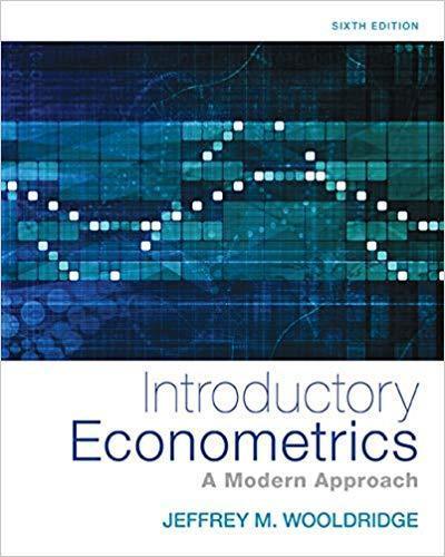 Introductory Econometrics A Modern Approach 6Th Edition (PDF Instant Download)
