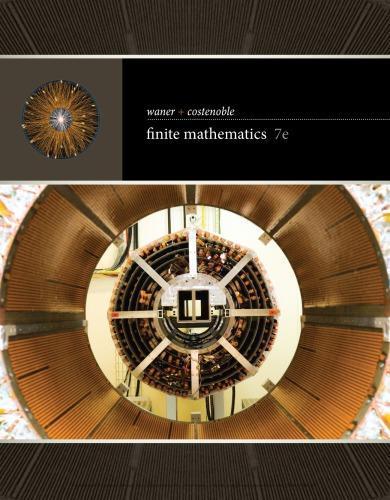 Finite Mathematics 7Th Edition (PDF Instant Download)