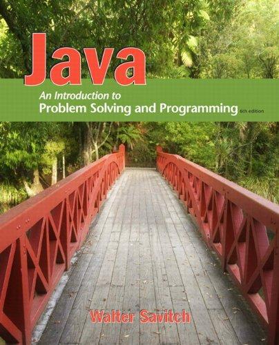 Java An Introduction To Problem Solving Programming 6Th Edition (PDF Instant Download)