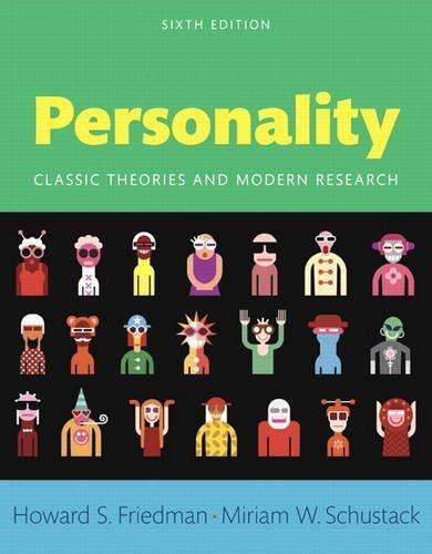 Personality Classic Theories And Modern Research 6Th Edition (PDF Instant Download)