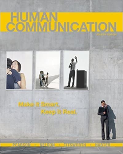 Human Communication 4Th Edition (PDF Instant Download)