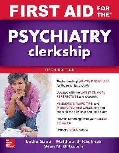 First Aid For The Psychiatry Clerkship 5thEdition (PDF Instant Download)