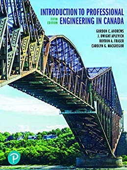 Introduction to Professional Engineering in Canada, Fifth Canadian Edition (PDF Instant Download)