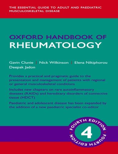 Oxford Handbook Of Rheumatology 4Th Edition (PDF Instant Download)