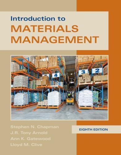 Introduction To Materials Management 8Th Edition (PDF Instant Download)