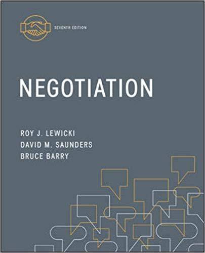 Negotiation 7Th Edition (PDF Instant Download)