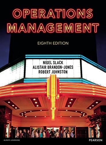 Operations Management 8th by Nigel Slack (PDF Instant Download)