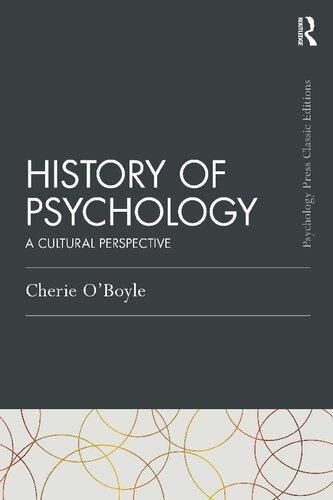 History of Psychology: A Cultural Perspective (Psychology Press & Routledge Classic Editions) (PDF Instant Download)