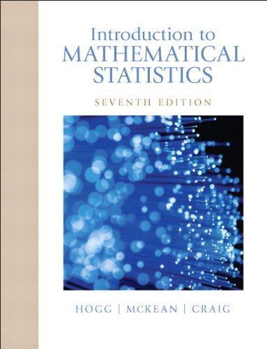Introduction To Mathematical Statistics 7Th Edition (PDF Instant Download)