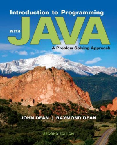 Introduction To Programming With Java A Problem Solving Approach 2Nd Edition (PDF Instant Download)