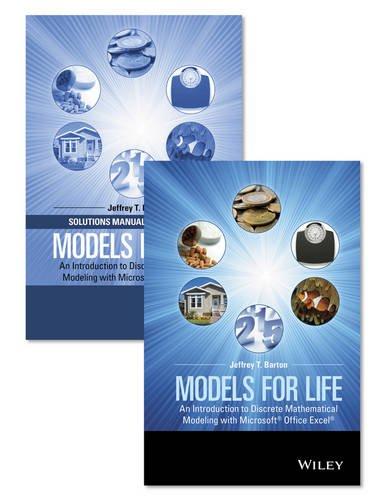 Models For Life An Introduction To Discrete Mathematical Modeling With Microsoft Office Excel Set (PDF Instant Download)