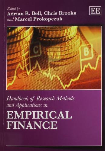 Handbook Of Research Methods And Applications In Empirical Finance (PDF Instant Download)
