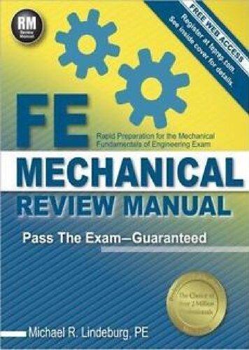 Fe Mechanical Review Manual (PDF Instant Download)
