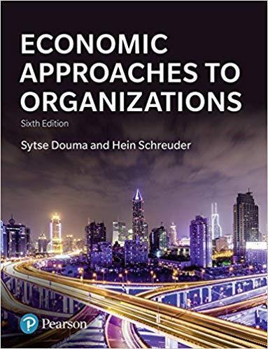 Economic Approaches to Organization 6th Edition (PDF Instant Download)