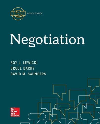 Negotiation 8Th Edition (PDF Instant Download)