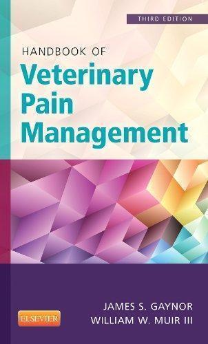 Handbook Of Veterinary Pain Management 3Rd Edition (PDF Instant Download)