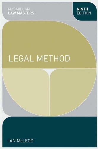 Legal Method 9Th Edition (PDF Instant Download)