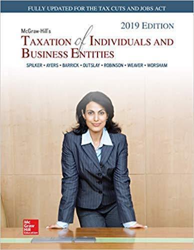 Mcgraw Hills Taxation Of Individuals And Business Entities 2019 (PDF Instant Download)