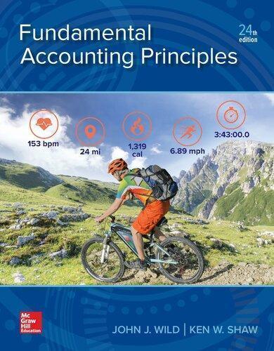 Fundamental Accounting Principles 24Th Edition (PDF Instant Download)