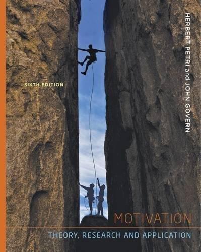 Motivation Theory Research And Application 6Th Edition (PDF Instant Download)