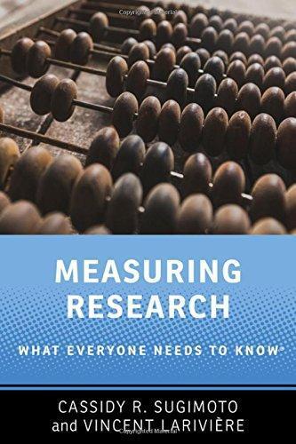 Measuring Research What Everyone Needs To Know (PDF Instant Download)