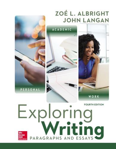 Exploring Writing Paragraphs And Essays 4Th Edition (PDF Instant Download)