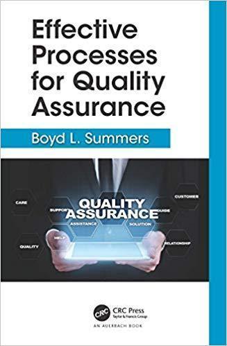 Effective Processes For Quality Assurance (PDF Instant Download)