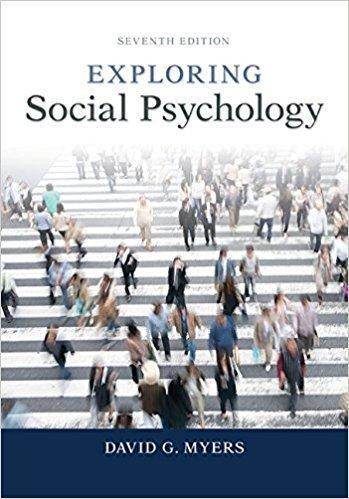 Exploring Social Psychology 7Th Edition (PDF Instant Download)